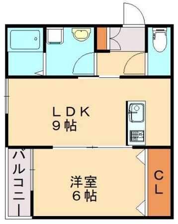 リヴェール堀池の物件間取画像